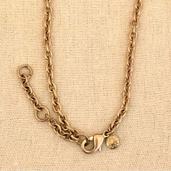 J.Crew | Rhinestone and Paillette Pendant Necklace | 18” Adjustable - Picture 3 of 3